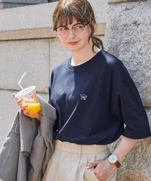 PENNEYS/ペニーズ 別注 BE A TIGER ロゴ ワッペン刺繍ワンポイント ルーズ半袖Tシャツ