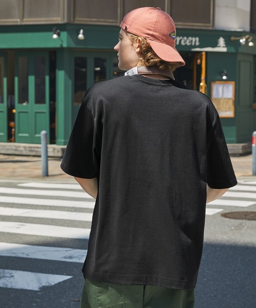 PENNEYS(ぺニーズ)の「PENNEYS/ペニーズ 別注 BE A TIGER ロゴ ワッペン刺繍ワンポイント ルーズ半袖Tシャツ(Tシャツ/カットソー・レディース・ピンク/ホワイト系/ネイビー/オリーブ/アイボリー系/ブラック/ホワイト・L/M)」の18枚目の写真