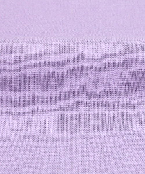 TOKYO SHIRTS（トウキョウシャツ）の「綿麻 バンドカラー ラグラン袖カジュアルシャツ（シャツ/ブラウス・レディース・サックスブルー/ラベンダー・M/L）」の10枚目の写真