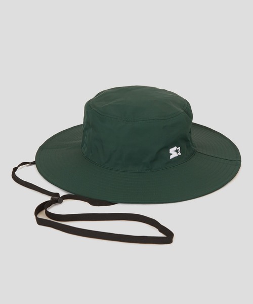 STARTER(スターター)の「【STARTER】別注 タスラン バケット サファリハット STA23-105(ハット・メンズ・パープル/キャメル/ブラック/グリーン・FREE)」の7枚目の写真