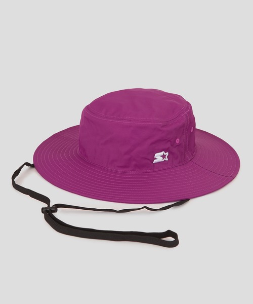 STARTER(スターター)の「【STARTER】別注 タスラン バケット サファリハット STA23-105(ハット・メンズ・パープル/キャメル/ブラック/グリーン・FREE)」の8枚目の写真