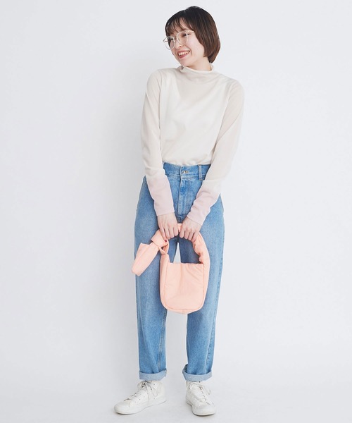 I am I in fact...(アイアムアイインファクト)の「PADDED mini BAG(ハンドバッグ・レディース・ブラック/ホワイト/ピンク/グリーン・FREE)」の9枚目の写真