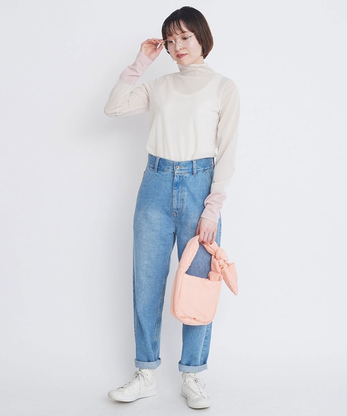 I am I in fact...(アイアムアイインファクト)の「PADDED mini BAG(ハンドバッグ・レディース・ブラック/ホワイト/ピンク/グリーン・FREE)」の17枚目の写真