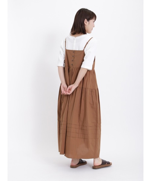 sm2rhythm（サマンサモスモスリズム）の「2WAYティアードキャミワンピース（ワンピース・レディース・ブラック/ブラウン/グリーン・F）」の8枚目の写真