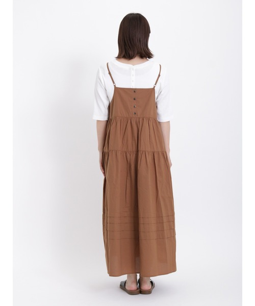 sm2rhythm（サマンサモスモスリズム）の「2WAYティアードキャミワンピース（ワンピース・レディース・ブラック/ブラウン/グリーン・F）」の12枚目の写真