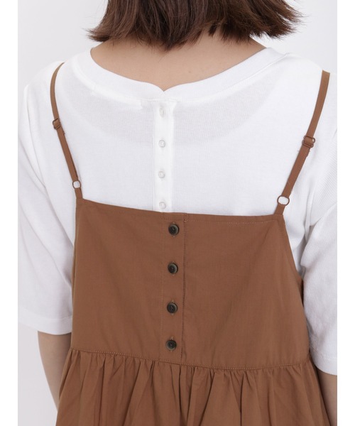 sm2rhythm（サマンサモスモスリズム）の「2WAYティアードキャミワンピース（ワンピース・レディース・ブラック/ブラウン/グリーン・F）」の21枚目の写真