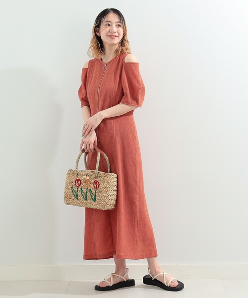 Ray BEAMS ビームス オフショルダー ブラック 2way ワンピース Ray BEAMS（レイビームス）の「Ray BEAMS / オフショルダー