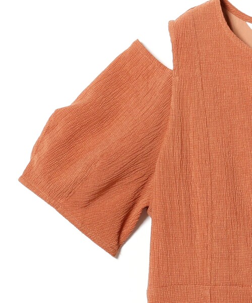 Ray BEAMS（レイビームス）の「Ray BEAMS / ショルダー スリット ジップ ワンピース（ワンピース・レディース・ブラック/ブラウン系その他5・0/1）」の19枚目の写真