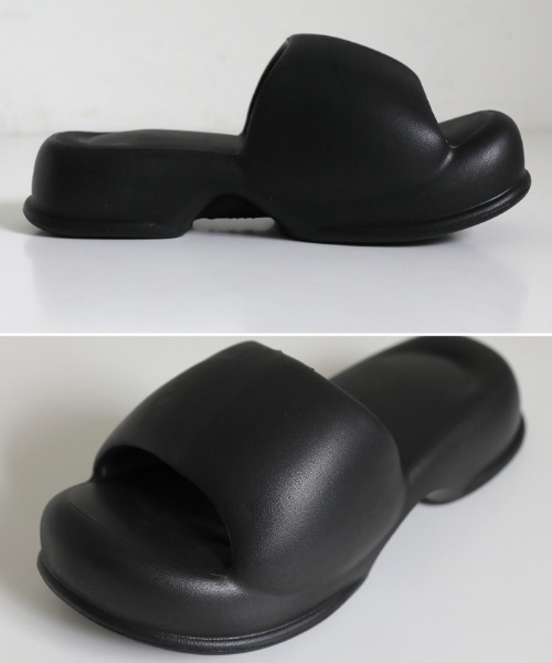 select MOCA（セレクトモカ）の「エアリーボリュームサンダル（サンダル・レディース・ブラック・SMALL/MEDIUM/LARGE）」の16枚目の写真
