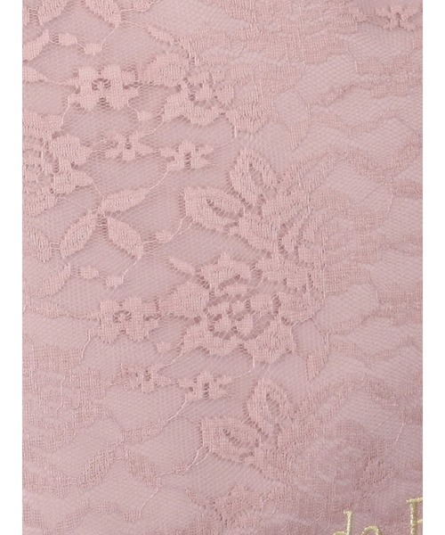 Maison de FLEUR（メゾンドフルール）の「レースサテンサイドポケットトートバッグ（トートバッグ・レディース・ブラック/ピンク・FREE）」の6枚目の写真