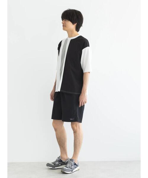 CRAFT STANDARD BOUTIQUE(クラフトスタンダードブティック)の「布帛切り替えH/S TEE-B(Tシャツ/カットソー・メンズ・オフホワイト/ブラック/カーキ・M/L/XL)」の10枚目の写真