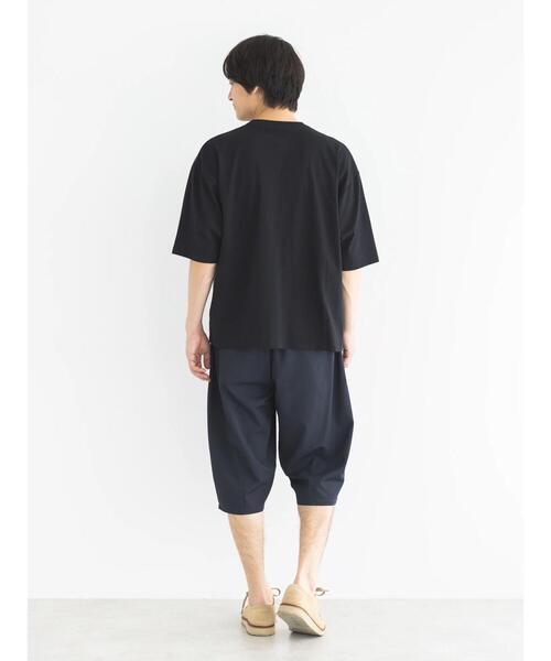 CRAFT STANDARD BOUTIQUE(クラフトスタンダードブティック)の「布帛切り替えH/S TEE-B(Tシャツ/カットソー・メンズ・オフホワイト/ブラック/カーキ・M/L/XL)」の20枚目の写真