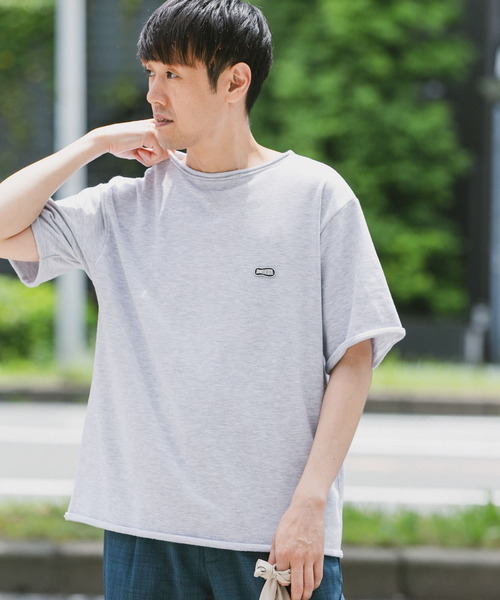 URBAN RESEARCH DOORS(アーバンリサーチドアーズ)の「『吸水速乾』ミニ裏毛ラバーネームショートスリーブTシャツ(Tシャツ/カットソー・メンズ・ブルー/ブラック/グレー系その他/ホワイト・MEDIUM/LARGE)」の4枚目の写真