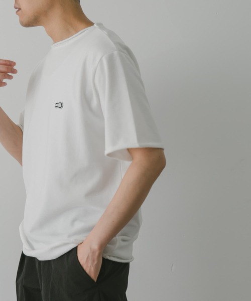 URBAN RESEARCH DOORS(アーバンリサーチドアーズ)の「『吸水速乾』ミニ裏毛ラバーネームショートスリーブTシャツ(Tシャツ/カットソー・メンズ・ブルー/ブラック/グレー系その他/ホワイト・MEDIUM/LARGE)」の5枚目の写真