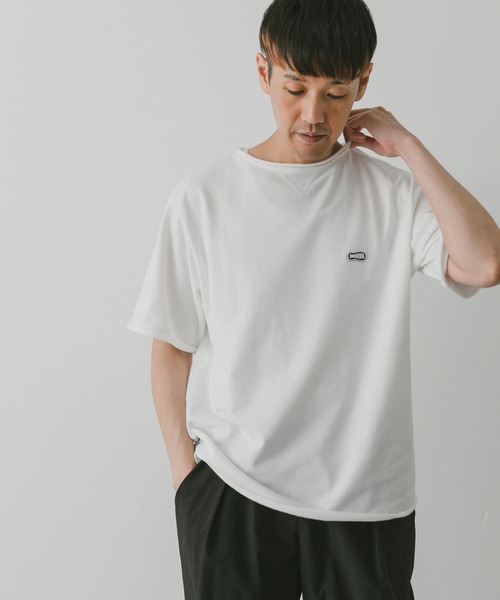 URBAN RESEARCH DOORS(アーバンリサーチドアーズ)の「『吸水速乾』ミニ裏毛ラバーネームショートスリーブTシャツ(Tシャツ/カットソー・メンズ・ブルー/ブラック/グレー系その他/ホワイト・MEDIUM/LARGE)」の6枚目の写真
