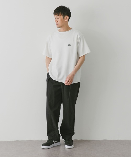 URBAN RESEARCH DOORS(アーバンリサーチドアーズ)の「『吸水速乾』ミニ裏毛ラバーネームショートスリーブTシャツ(Tシャツ/カットソー・メンズ・ブルー/ブラック/グレー系その他/ホワイト・MEDIUM/LARGE)」の10枚目の写真