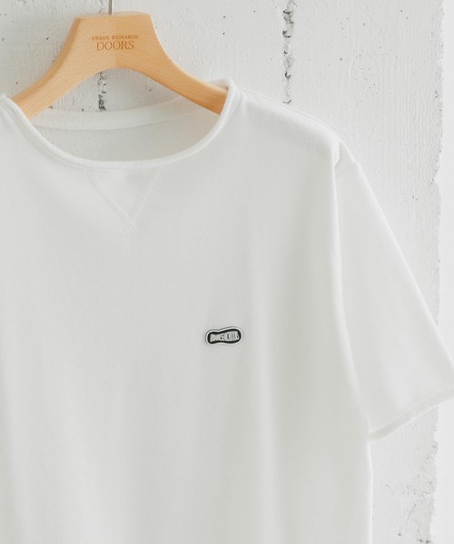 URBAN RESEARCH DOORS(アーバンリサーチドアーズ)の「『吸水速乾』ミニ裏毛ラバーネームショートスリーブTシャツ(Tシャツ/カットソー・メンズ・ブルー/ブラック/グレー系その他/ホワイト・MEDIUM/LARGE)」の11枚目の写真