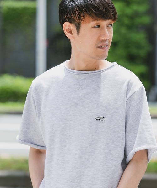 URBAN RESEARCH DOORS(アーバンリサーチドアーズ)の「『吸水速乾』ミニ裏毛ラバーネームショートスリーブTシャツ(Tシャツ/カットソー・メンズ・ブルー/ブラック/グレー系その他/ホワイト・MEDIUM/LARGE)」の12枚目の写真