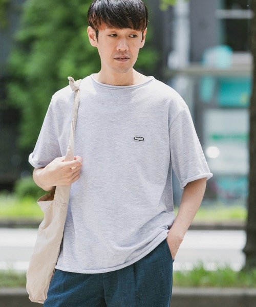 URBAN RESEARCH DOORS(アーバンリサーチドアーズ)の「『吸水速乾』ミニ裏毛ラバーネームショートスリーブTシャツ(Tシャツ/カットソー・メンズ・ブルー/ブラック/グレー系その他/ホワイト・MEDIUM/LARGE)」の13枚目の写真