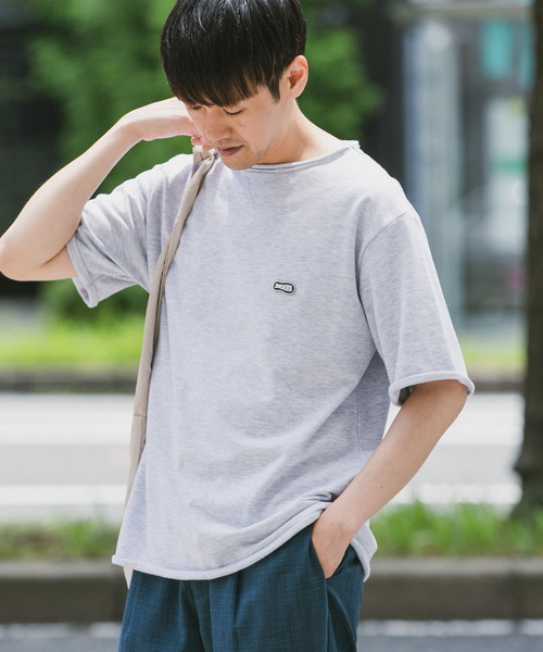 URBAN RESEARCH DOORS(アーバンリサーチドアーズ)の「『吸水速乾』ミニ裏毛ラバーネームショートスリーブTシャツ(Tシャツ/カットソー・メンズ・ブルー/ブラック/グレー系その他/ホワイト・MEDIUM/LARGE)」の14枚目の写真