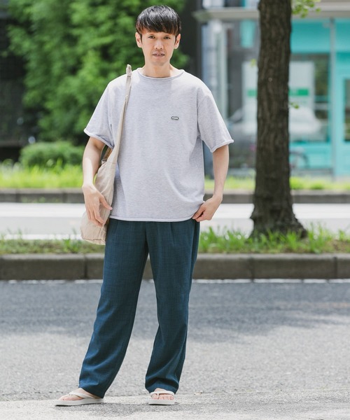 URBAN RESEARCH DOORS(アーバンリサーチドアーズ)の「『吸水速乾』ミニ裏毛ラバーネームショートスリーブTシャツ(Tシャツ/カットソー・メンズ・ブルー/ブラック/グレー系その他/ホワイト・MEDIUM/LARGE)」の16枚目の写真