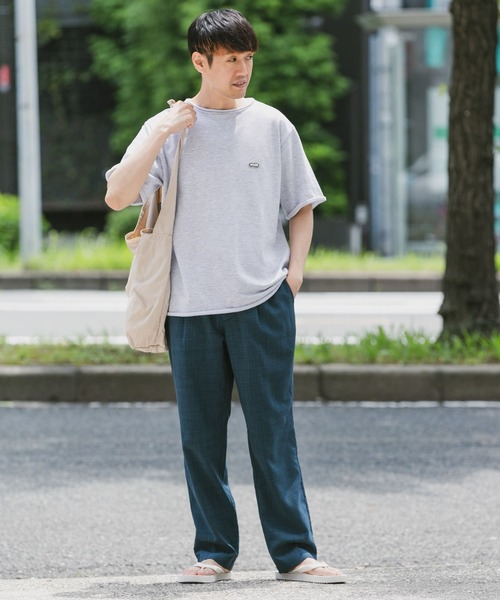 URBAN RESEARCH DOORS(アーバンリサーチドアーズ)の「『吸水速乾』ミニ裏毛ラバーネームショートスリーブTシャツ(Tシャツ/カットソー・メンズ・ブルー/ブラック/グレー系その他/ホワイト・MEDIUM/LARGE)」の17枚目の写真