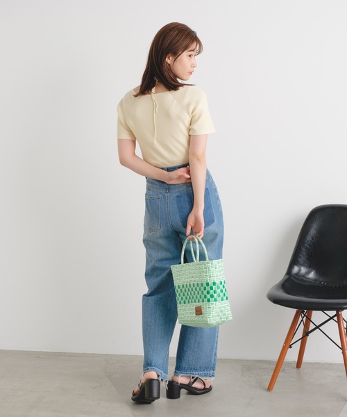 Kastane（カスタネ）の「アメスリTEE（Tシャツ/カットソー・レディース・オフホワイト/ブルー/オレンジ/アイボリー/ミント/サックスブルー・FREE）」の22枚目の写真