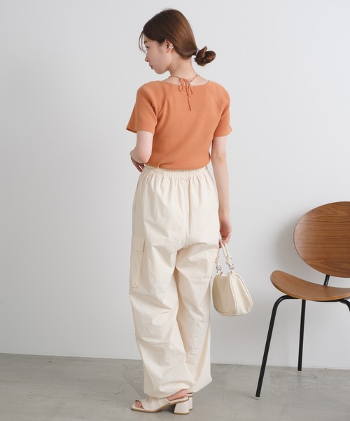 Kastane（カスタネ）の「アメスリTEE（Tシャツ/カットソー・レディース・オフホワイト/ブルー/オレンジ/アイボリー/ミント/サックスブルー・FREE）」の16枚目の写真