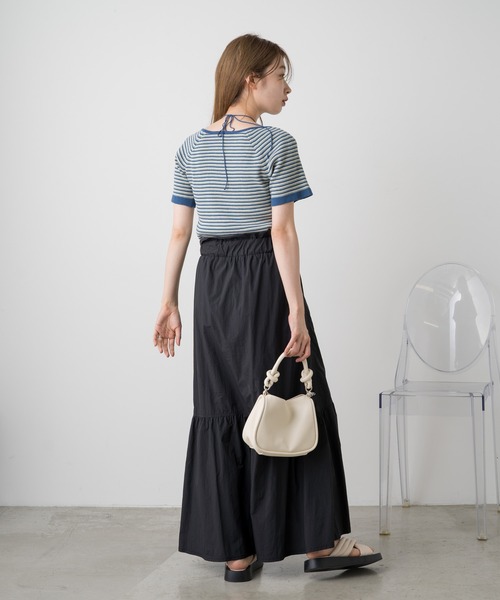 Kastane（カスタネ）の「アメスリTEE（Tシャツ/カットソー・レディース・オフホワイト/ブルー/オレンジ/アイボリー/ミント/サックスブルー・FREE）」の10枚目の写真