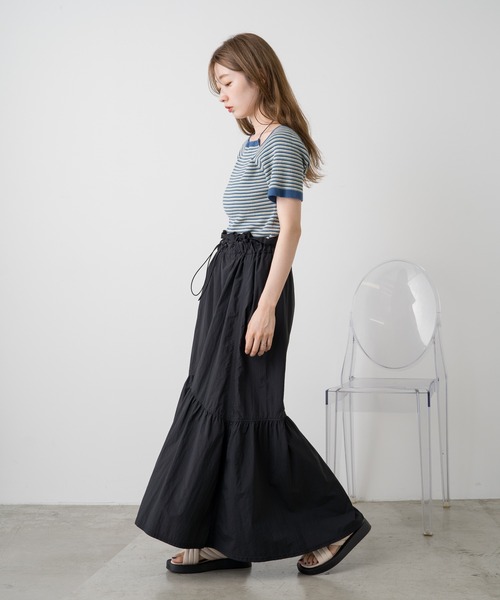 Kastane（カスタネ）の「アメスリTEE（Tシャツ/カットソー・レディース・オフホワイト/ブルー/オレンジ/アイボリー/ミント/サックスブルー・FREE）」の9枚目の写真