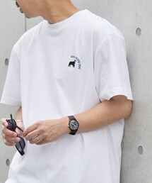 SHIPS any: ワンポイント ロゴ 刺繍 ”GOOD DOG” Tシャツ◇
