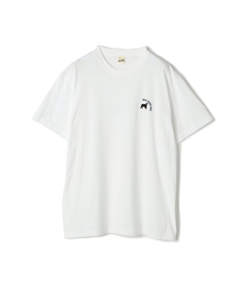 SHIPS any（シップス エニィ）の「SHIPS any: ワンポイント ロゴ 刺繍 ”GOOD DOG” Tシャツ◇（Tシャツ/カットソー・メンズ・ホワイト/ライトグレー/ブラック/ホワイト系・MEDIUM/LARGE/X-LARGE）」の9枚目の写真