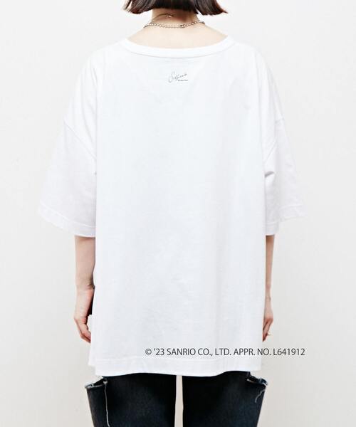 ■新品【MY MELODY】【接触冷感】総柄開襟シャツ マイスウィートピアノ MY MELODY】【接触冷感】総柄開襟シャツ(シャツ＆ブラウス
