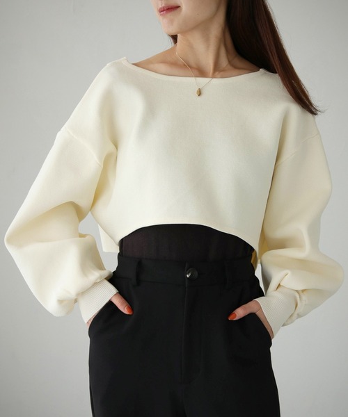 cheriella（シェリエラ）の「【cheriella】WEB限定マルチWAYカシュクールニットカーディガン（カーディガン/ボレロ・レディース・アイボリー/ライトグレー/ブラック/ブルー/グリーン/ブラウン・M）」の2枚目の写真