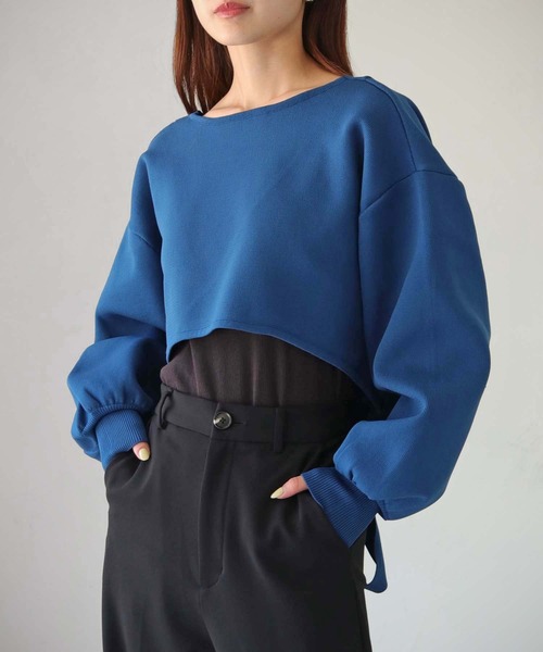 cheriella（シェリエラ）の「【cheriella】WEB限定マルチWAYカシュクールニットカーディガン（カーディガン/ボレロ・レディース・アイボリー/ライトグレー/ブラック/ブルー/グリーン/ブラウン・M）」の18枚目の写真