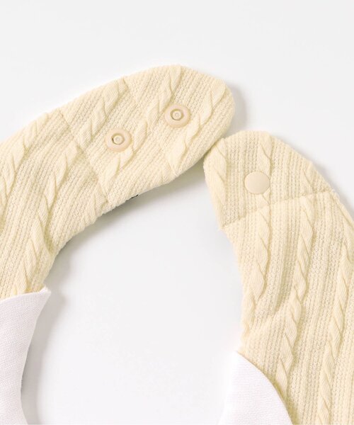 Ampersand（アンパサンド）の「premierギフトスタイuni(丸襟)（スタイ/よだれかけ・キッズ・グレー/アイボリー・90）」の5枚目の写真