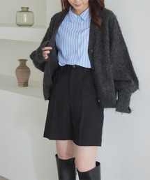 襟付ベーシックシャツ