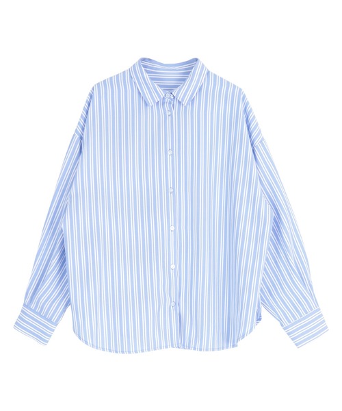 titivate（ティティベイト）の「襟付ベーシックシャツ（シャツ/ブラウス・レディース・オフホワイト/オリーブ/ブルー系その他/ブルー/ピンク/ブルー系その他2/ピンク系その他/イエロー系その他/ブラック系その他・M/L/S）」の11枚目の写真