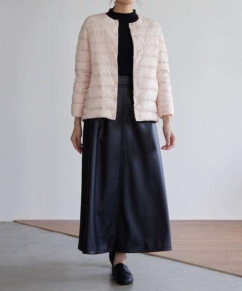 for/c（フォーシー）の「エコレザーフレアスカート【サスティナブル】（スカート・レディース・ブラック・M/L）」の9枚目の写真