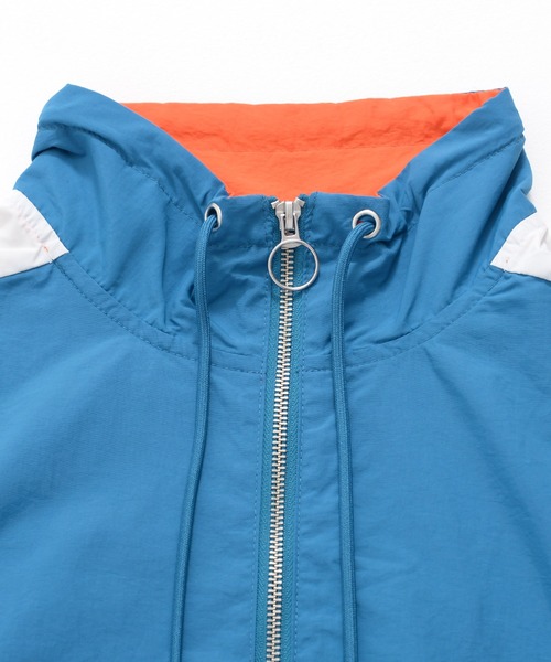 Revo.（レボ）の「ワンポイント刺繍 ハーフジップ スタンドネック ナイロン アノラック ブルゾン（ナイロンジャケット・メンズ・ブラック/ターコイズブルー/ネイビー/オフホワイト・L/M）」の15枚目の写真