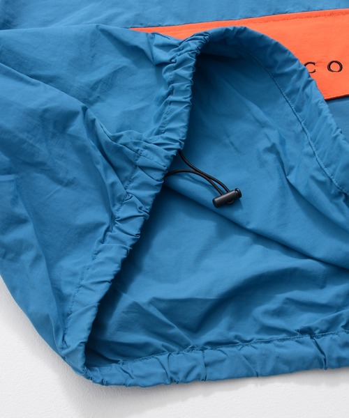 Revo.（レボ）の「ワンポイント刺繍 ハーフジップ スタンドネック ナイロン アノラック ブルゾン（ナイロンジャケット・メンズ・ブラック/ターコイズブルー/ネイビー/オフホワイト・L/M）」の18枚目の写真