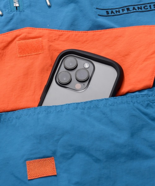 Revo.（レボ）の「ワンポイント刺繍 ハーフジップ スタンドネック ナイロン アノラック ブルゾン（ナイロンジャケット・メンズ・ブラック/ターコイズブルー/ネイビー/オフホワイト・L/M）」の21枚目の写真