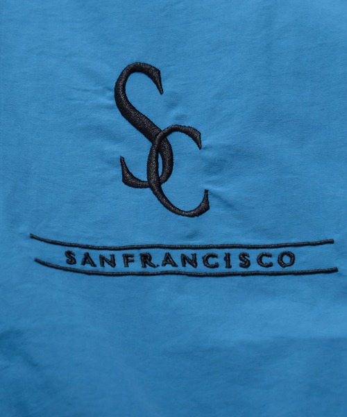 Revo.（レボ）の「ワンポイント刺繍 ハーフジップ スタンドネック ナイロン アノラック ブルゾン（ナイロンジャケット・メンズ・ブラック/ターコイズブルー/ネイビー/オフホワイト・L/M）」の19枚目の写真