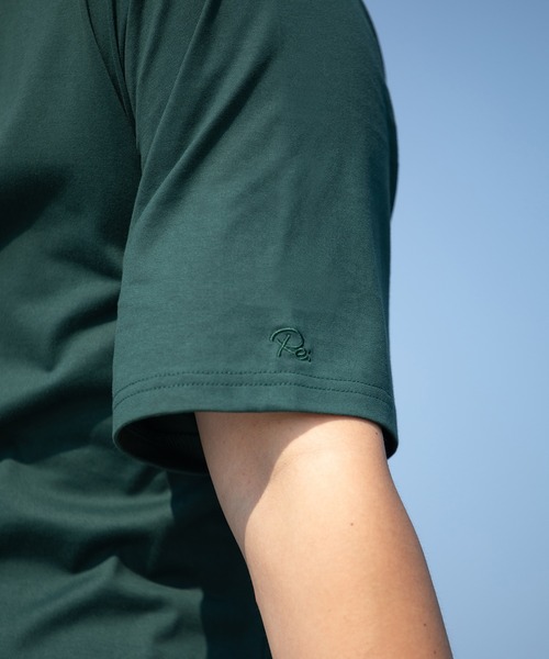 #Re:room（リルーム）の「ワンポイントラウンドヘムビッグTシャツ（Tシャツ/カットソー・メンズ・ベージュ/ダークグリーン/オフホワイト/ブラック・SMALL/MEDIUM）」の12枚目の写真