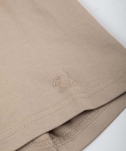 #Re:room（リルーム）の「ワンポイントラウンドヘムビッグTシャツ（Tシャツ/カットソー・メンズ・ベージュ/ダークグリーン/オフホワイト/ブラック・SMALL/MEDIUM）」の15枚目の写真