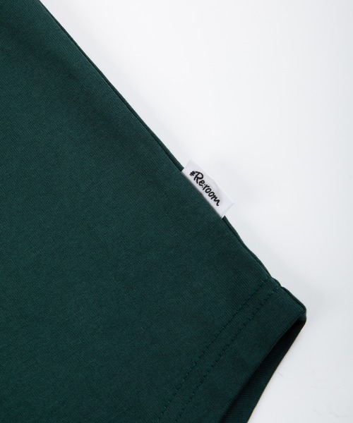 #Re:room（リルーム）の「ワンポイントラウンドヘムビッグTシャツ（Tシャツ/カットソー・メンズ・ベージュ/ダークグリーン/オフホワイト/ブラック・SMALL/MEDIUM）」の18枚目の写真
