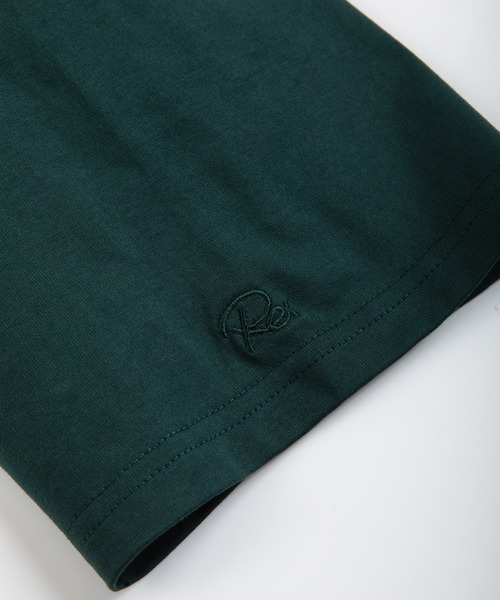 #Re:room（リルーム）の「ワンポイントラウンドヘムビッグTシャツ（Tシャツ/カットソー・メンズ・ベージュ/ダークグリーン/オフホワイト/ブラック・SMALL/MEDIUM）」の17枚目の写真