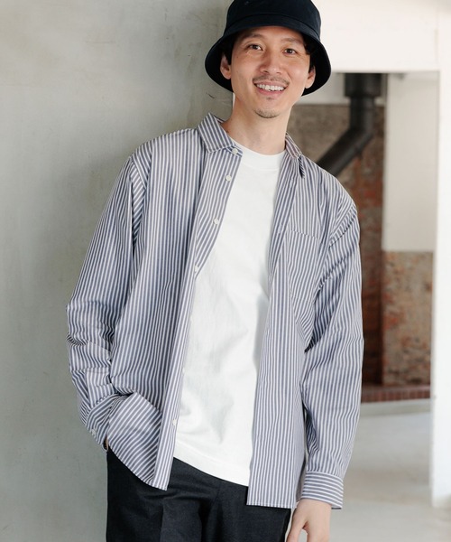 GLOBAL WORK（グローバルワーク）の「サラサマイージーケアシャツ