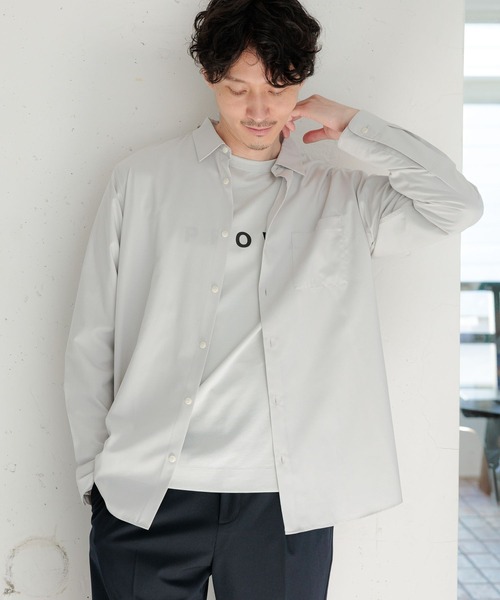 GLOBAL WORK（グローバルワーク）の「サラサマイージーケアシャツ