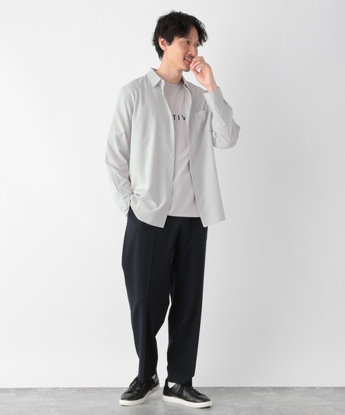 GLOBAL WORK（グローバルワーク）の「サラサマイージーケアシャツ